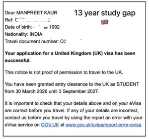 achievements UK visa